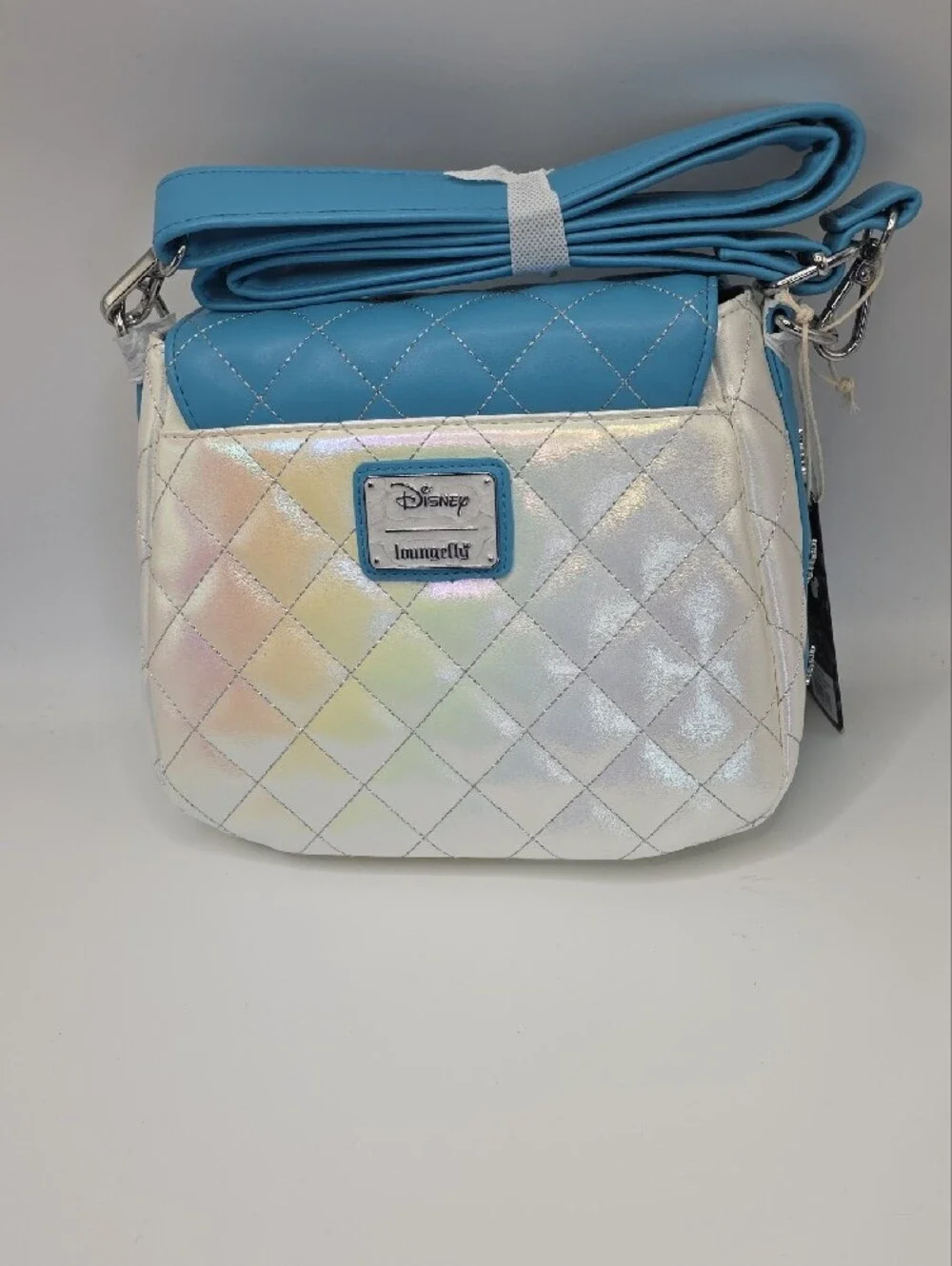 Loungefly Frozen Elsa Quilted Crossbody with Star Studs